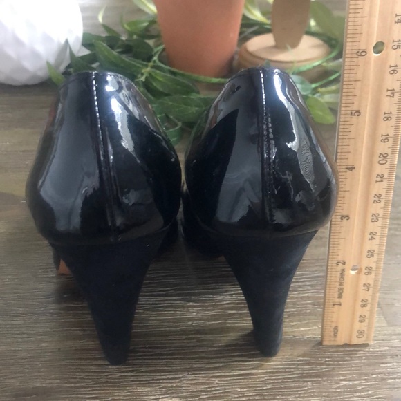 Zac Posen Patent Leather Peep Toe Pumps - Picture 3 of 4